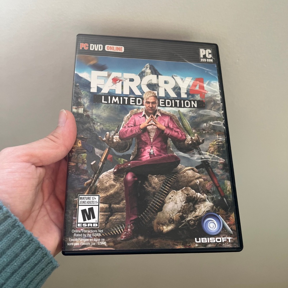 Far Cry 4 Limited Edition PC DVD-ROM Ubisoft 2014 3-Discs Complete with Manual